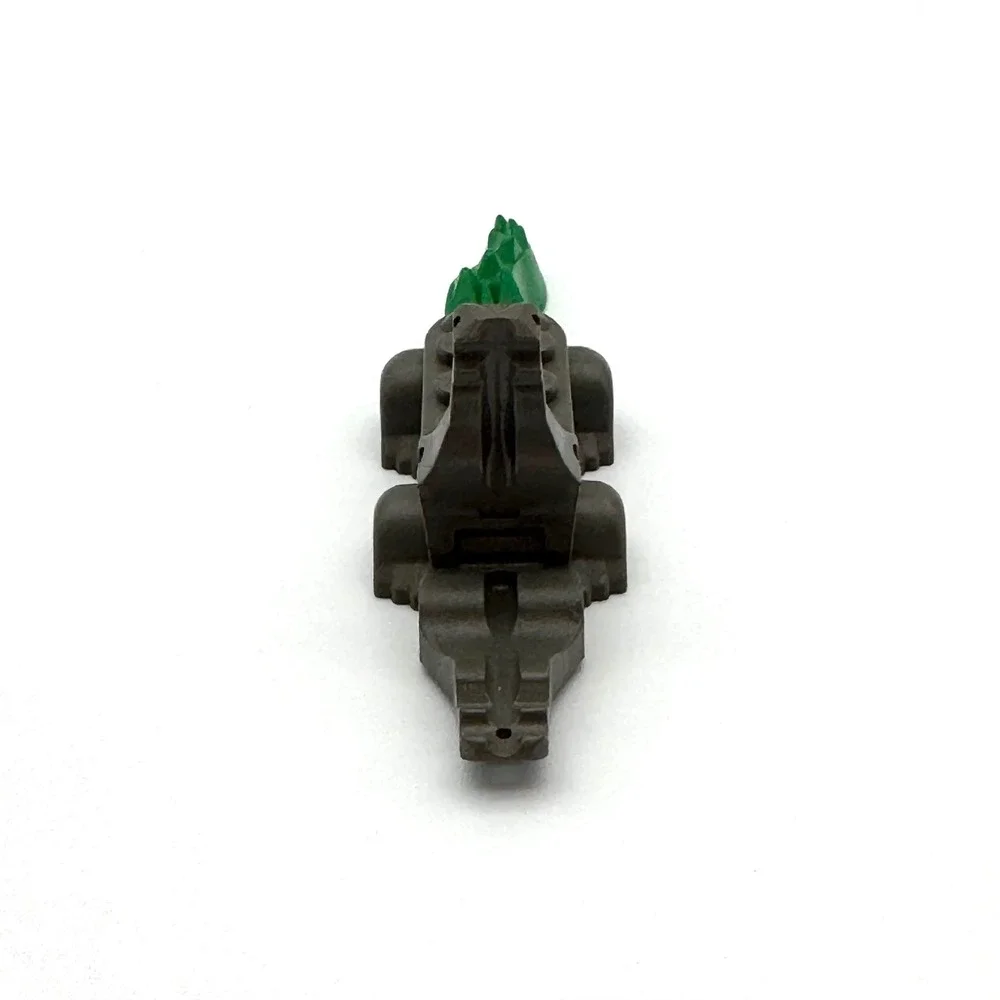 LEGO Alligator Crocodile Minifigure Animal Dark Gray Green Tail Piece